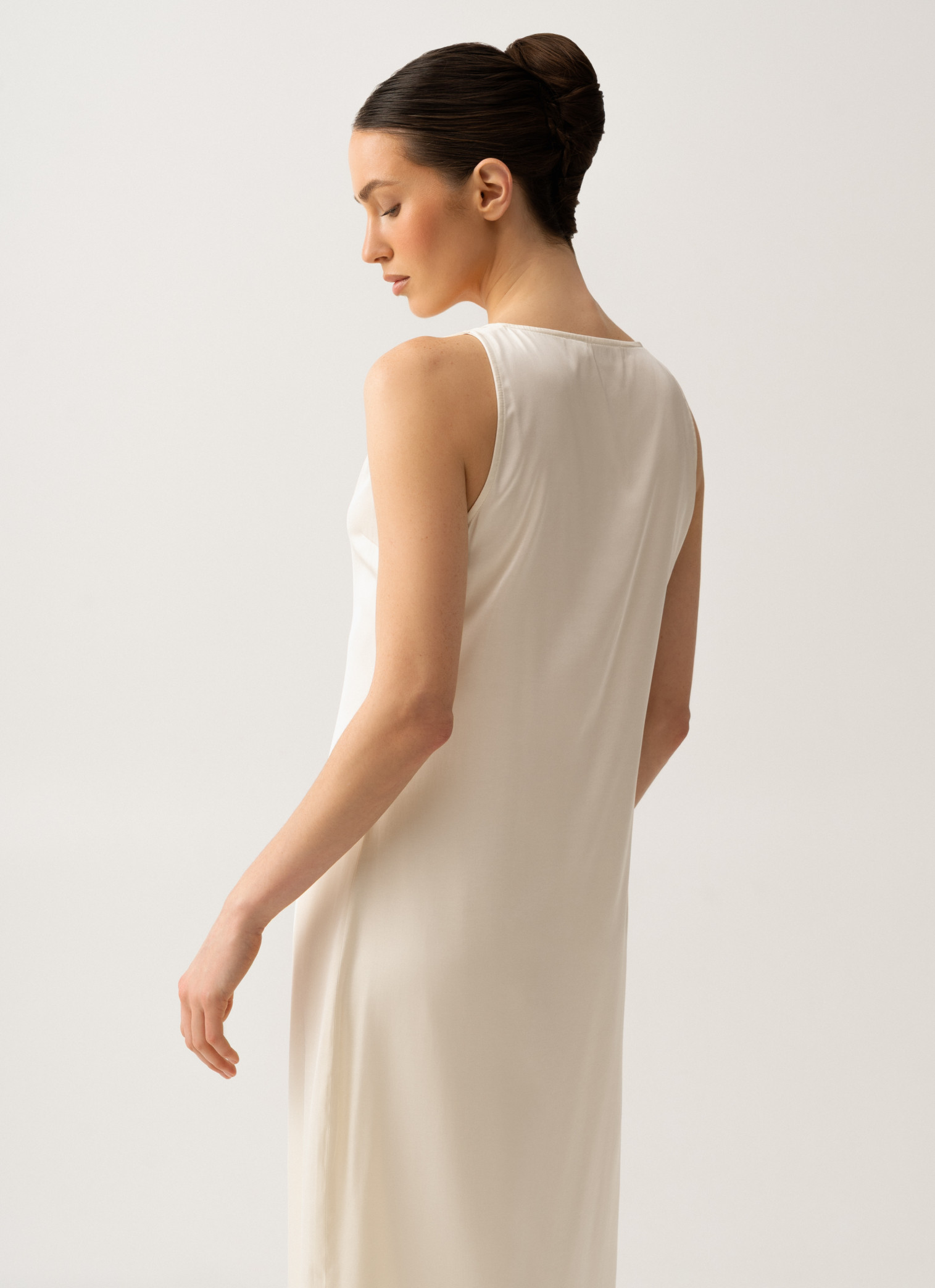 Milk Silk Satin Tunic