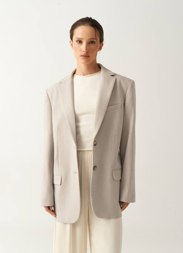 Classic jacket Ice Grey