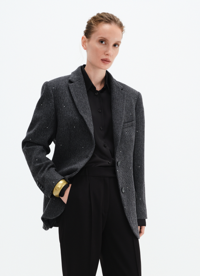 Grey Tweed Jacket