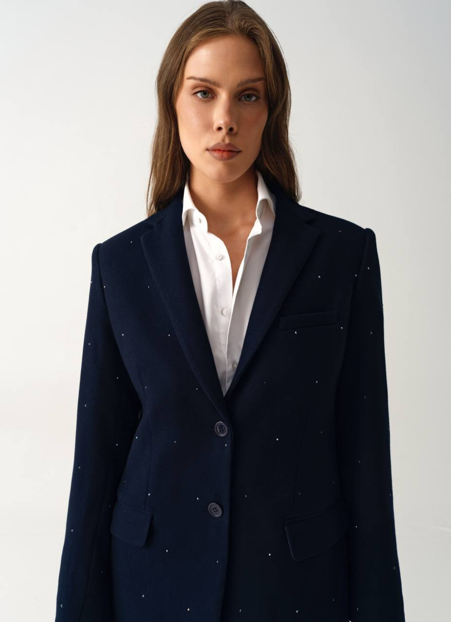 Жакет із вовни Dark Blue