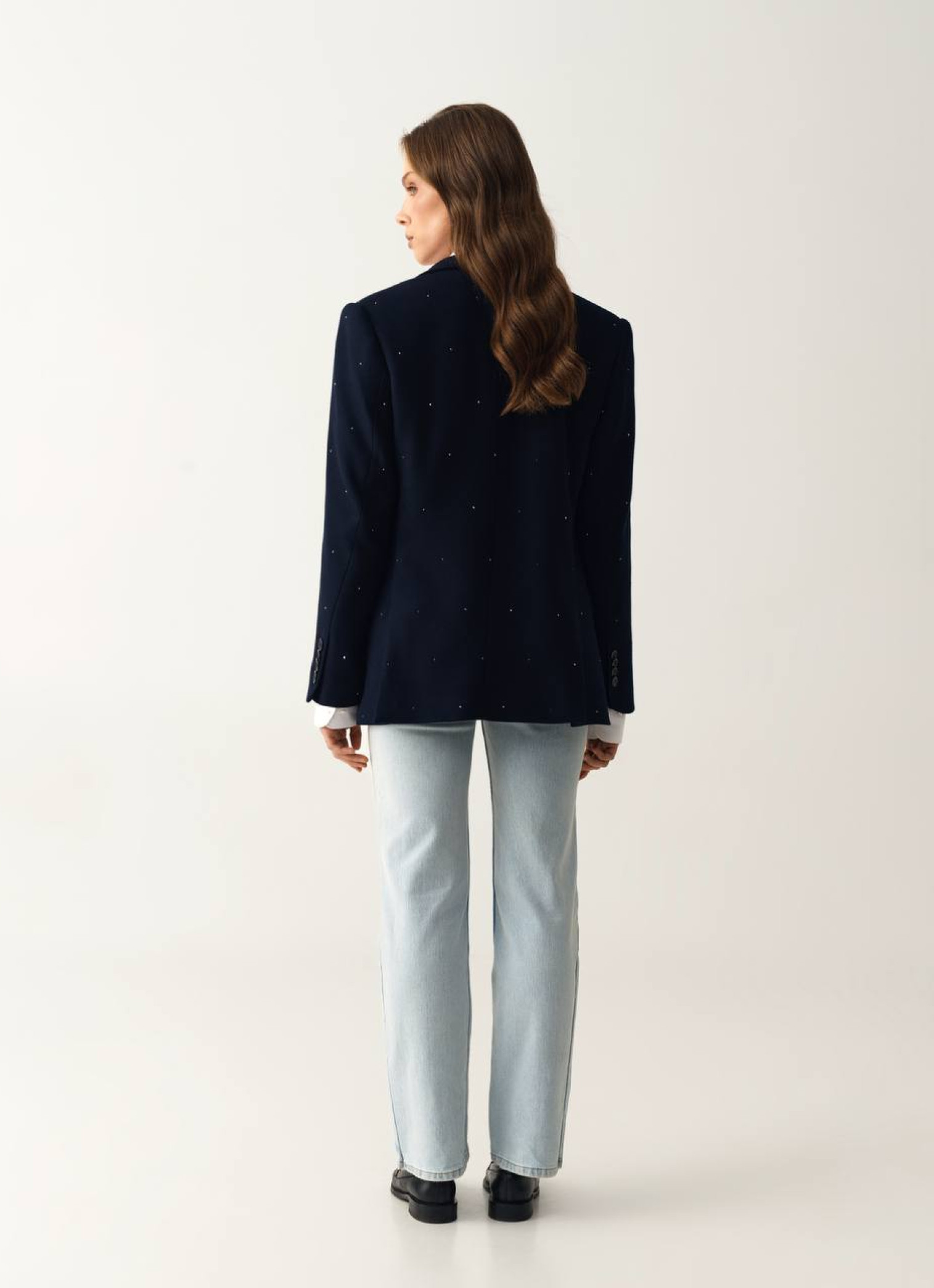 Жакет із вовни Dark Blue