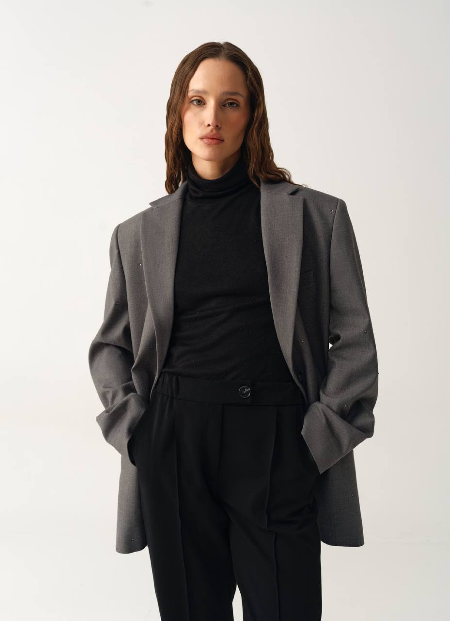 Жакет класичний Grey