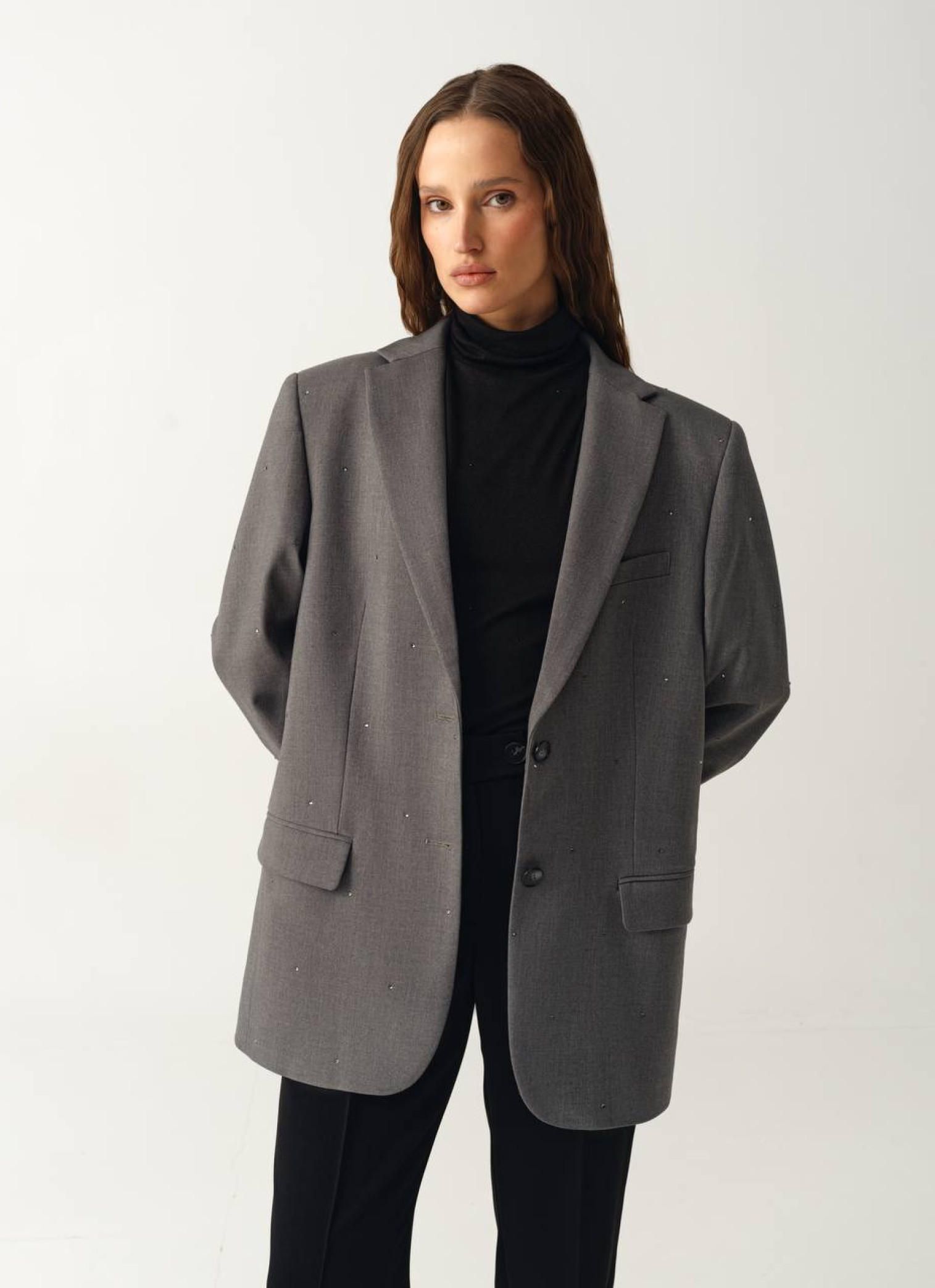 Жакет класичний Grey