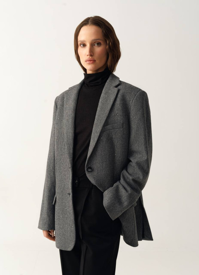 Grey Tweed Jacket